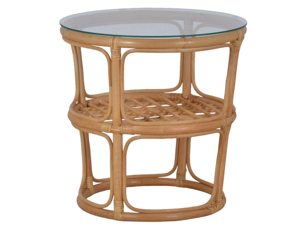 Couchtisch Rattan Landhaus Rattan Honig