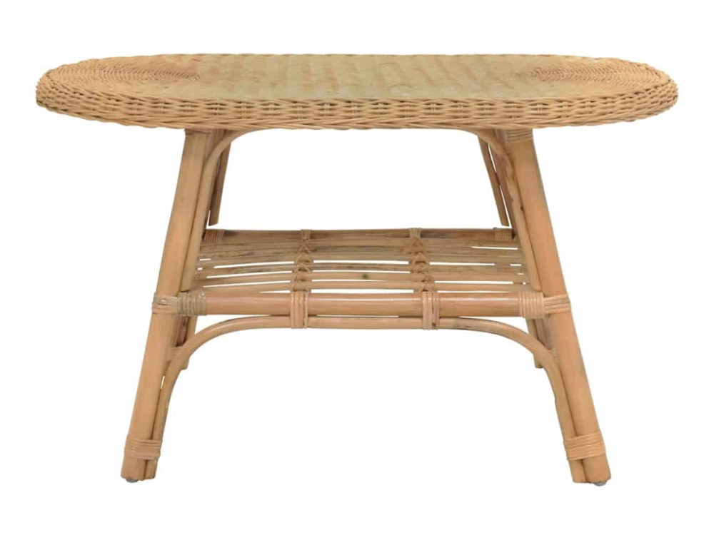 Couchtisch Rattan Modern Honig