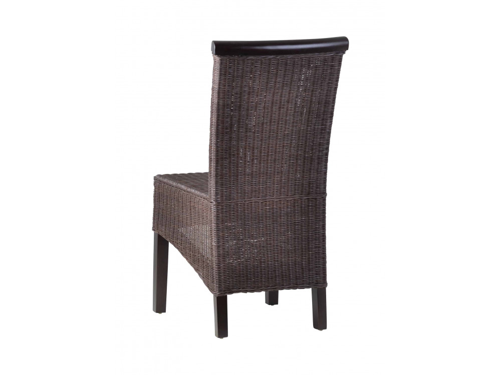 Esszimmerstuhl Rattan Modern Mahagoni Braun