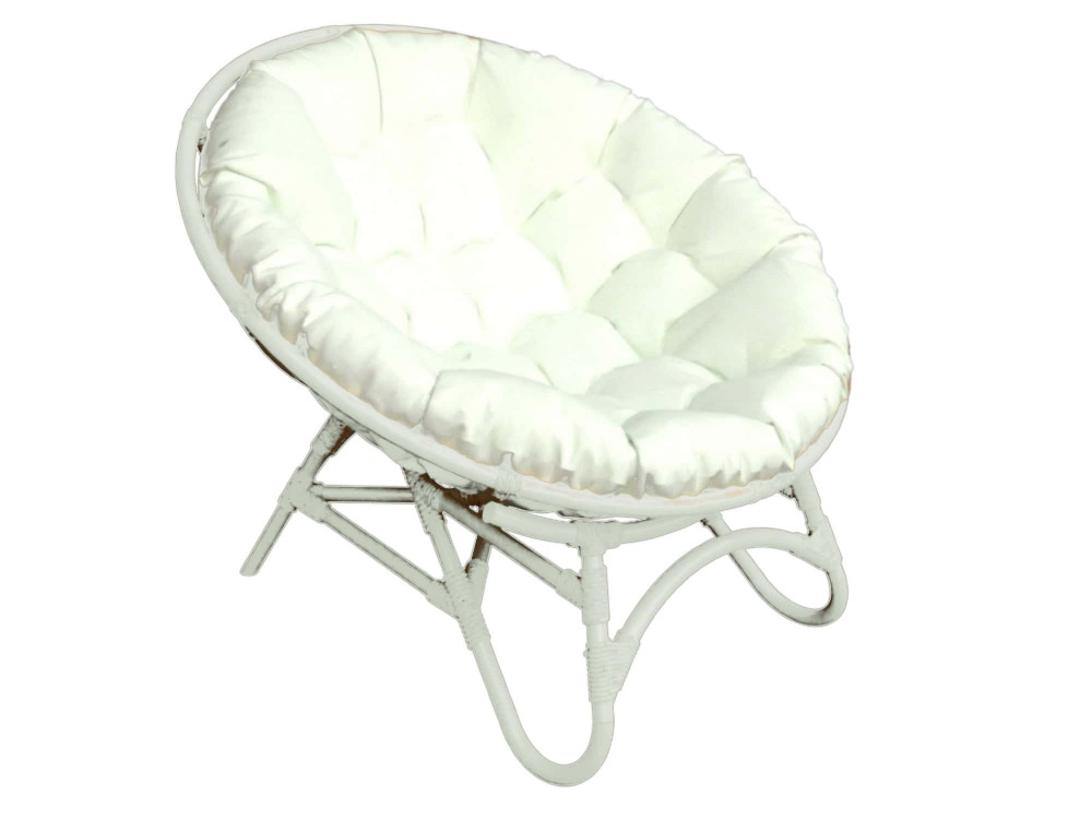 Sessel Rattan Landhaus Rattan Weiß