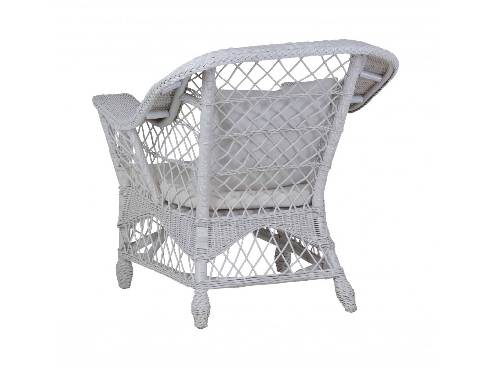 Rattansessel 'Harbor' weiß - 80156 | MiaMöbel