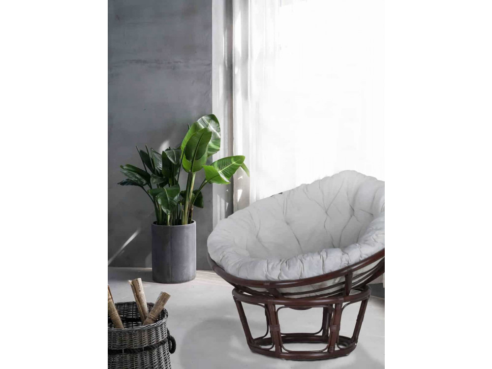 Sessel Rattan Modern Rattan Braun