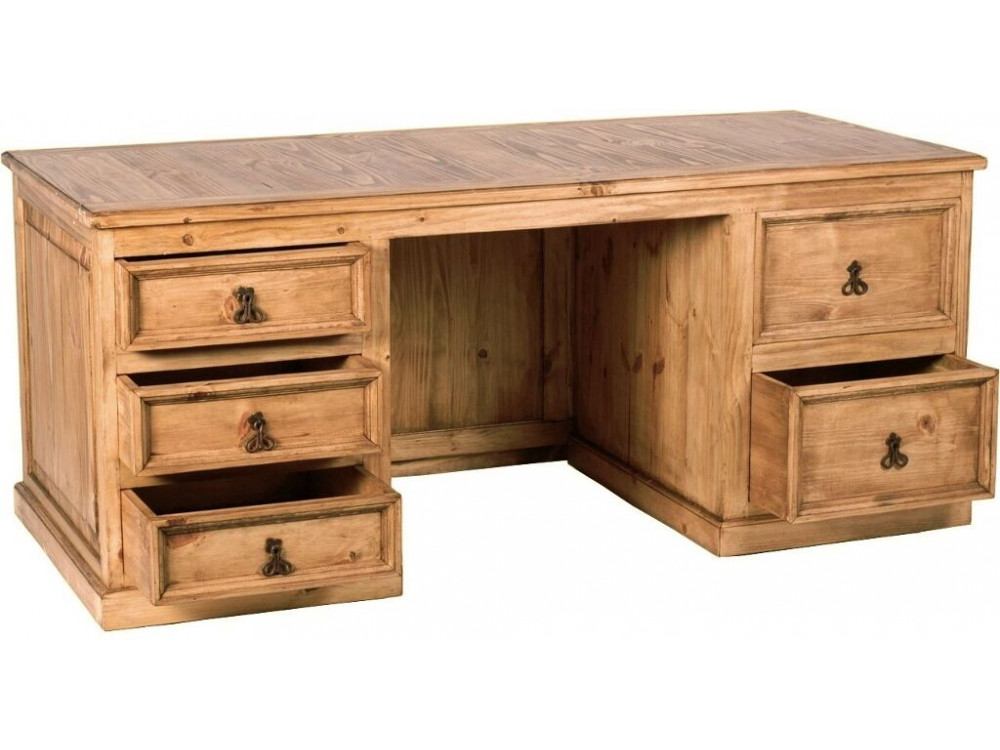 Schreibtisch Mexico Möbel Landhaus Pinie Honig 10164 2