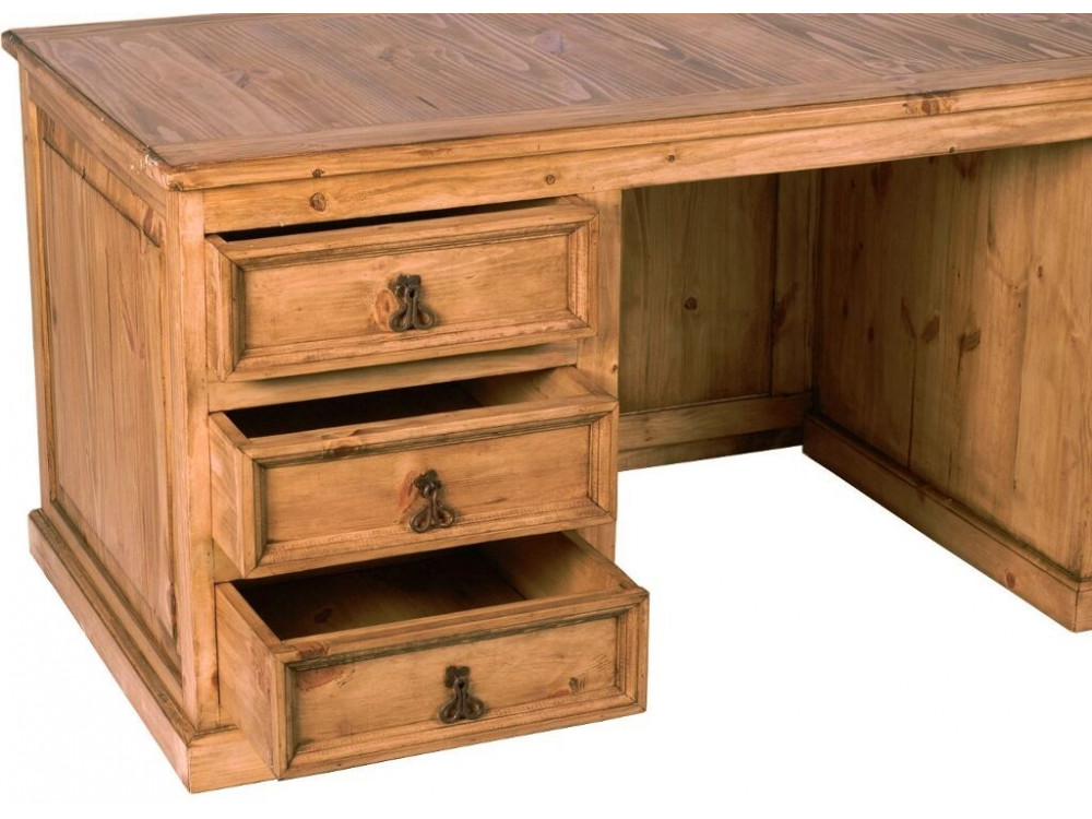 Schreibtisch Mexico Möbel Landhaus Pinie Honig 10164 3
