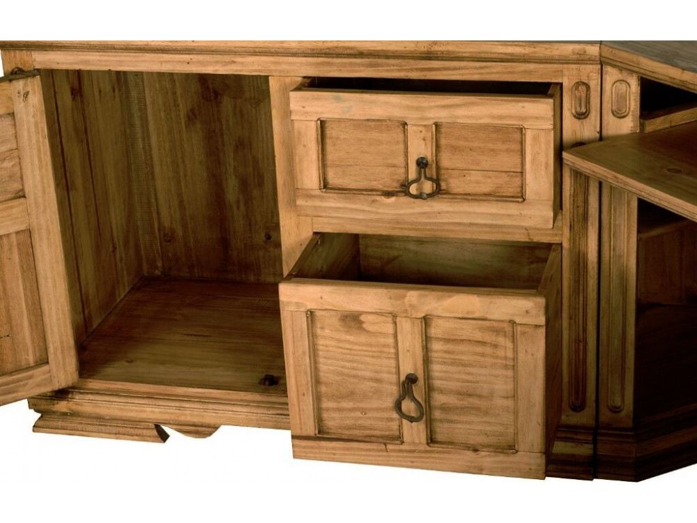 Schreibtisch Mexico Möbel Landhaus Pinie Honig