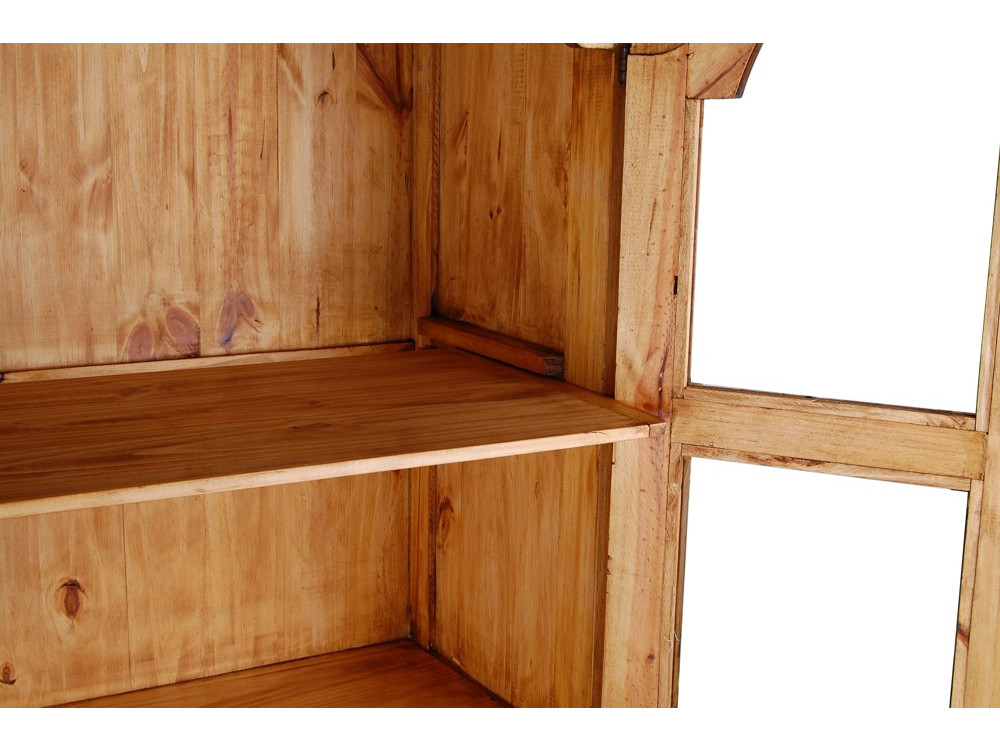 Vitrine Mexico Möbel Landhaus Pinie Honig 10086 8