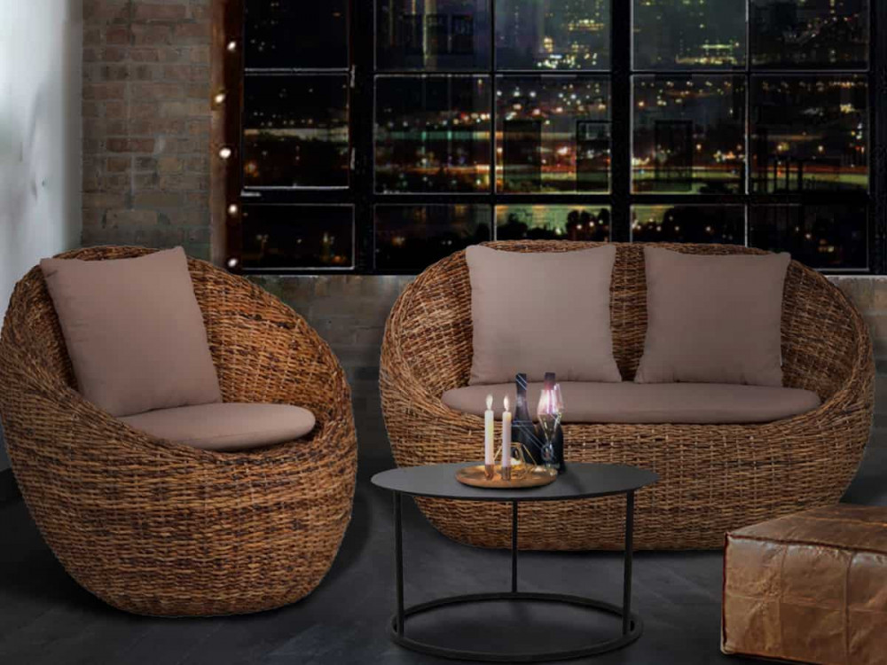 Sofa Rattan Modern Rattan natur