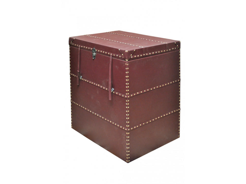 Truhe  Kolonialstil Mango Braun