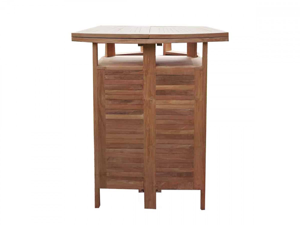 Bar  Gartenmöbel Outdoor Modern Teak Hellbraun