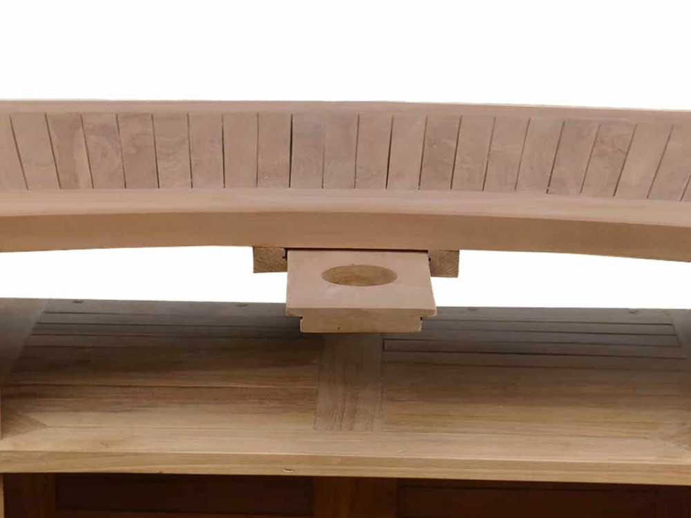 Bar  Gartenmöbel Outdoor Modern Teak Hellbraun