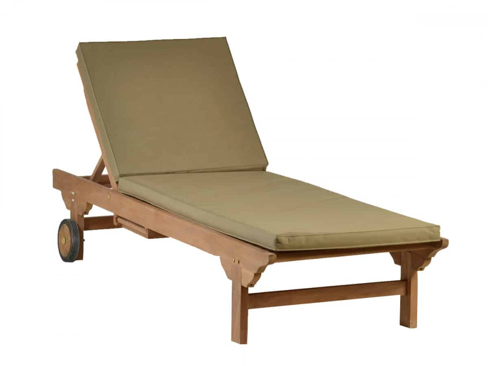 Gartenliege  Gartenmöbel Outdoor Modern Teak Honig