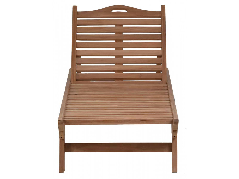 Gartenliege  Gartenmöbel Outdoor Modern Teak Honig