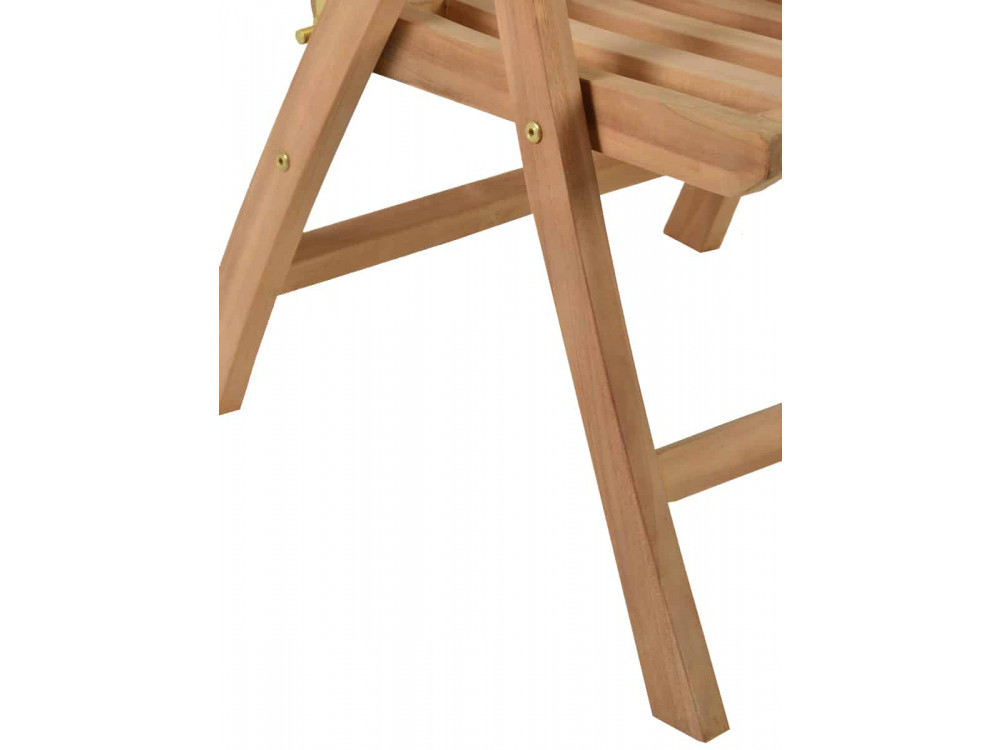 Gartenstuhl  Gartenmöbel Outdoor Modern Teak Honig 70070 8