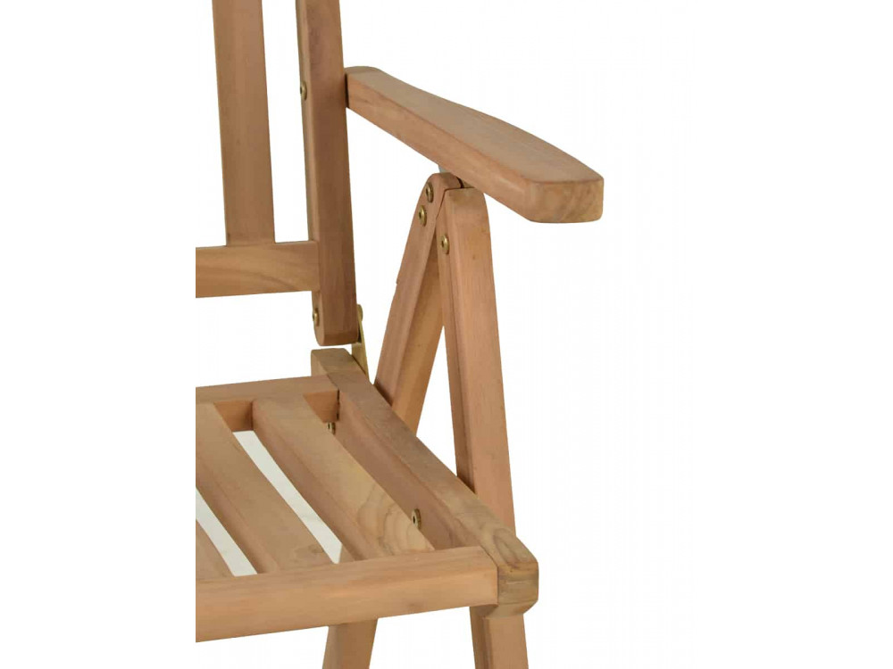 Gartenstuhl  Gartenmöbel Outdoor Modern Teak Honig 70070 9