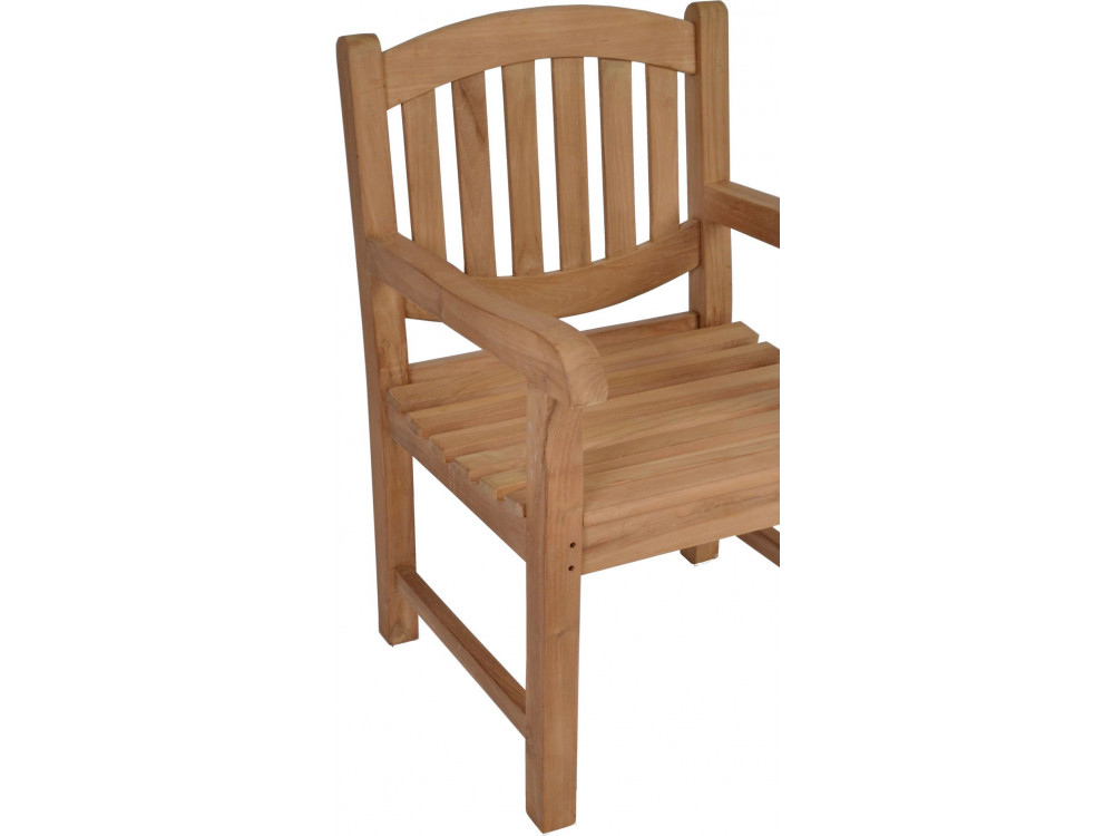 Gartenstuhl  Gartenmöbel Outdoor Modern Teak Honig