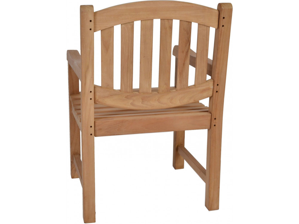 Gartenstuhl  Gartenmöbel Outdoor Modern Teak Honig