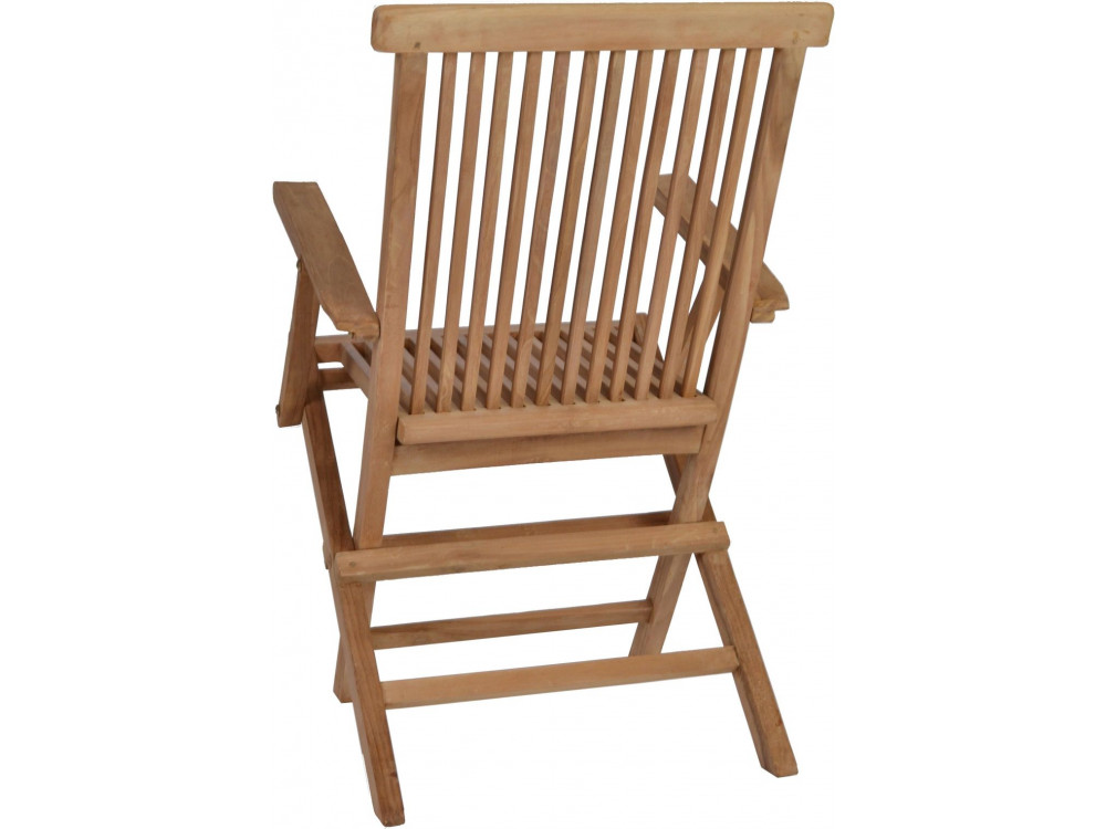 Gartenstuhl  Gartenmöbel Outdoor Modern Teak Honig