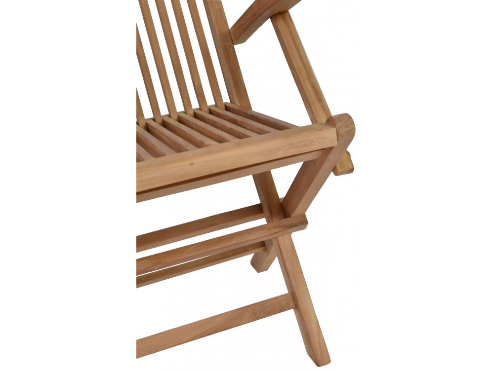 Gartenstuhl  Gartenmöbel Outdoor Modern Teak Honig