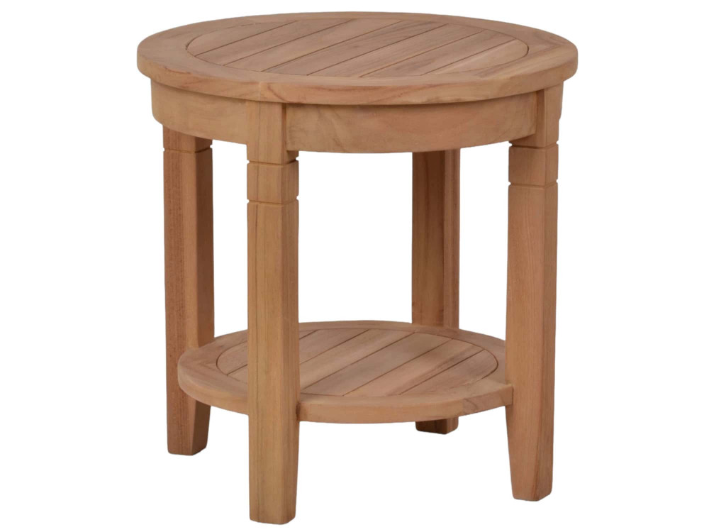 Gartentisch  Gartenmöbel Outdoor Modern Massivholz Teak Honig