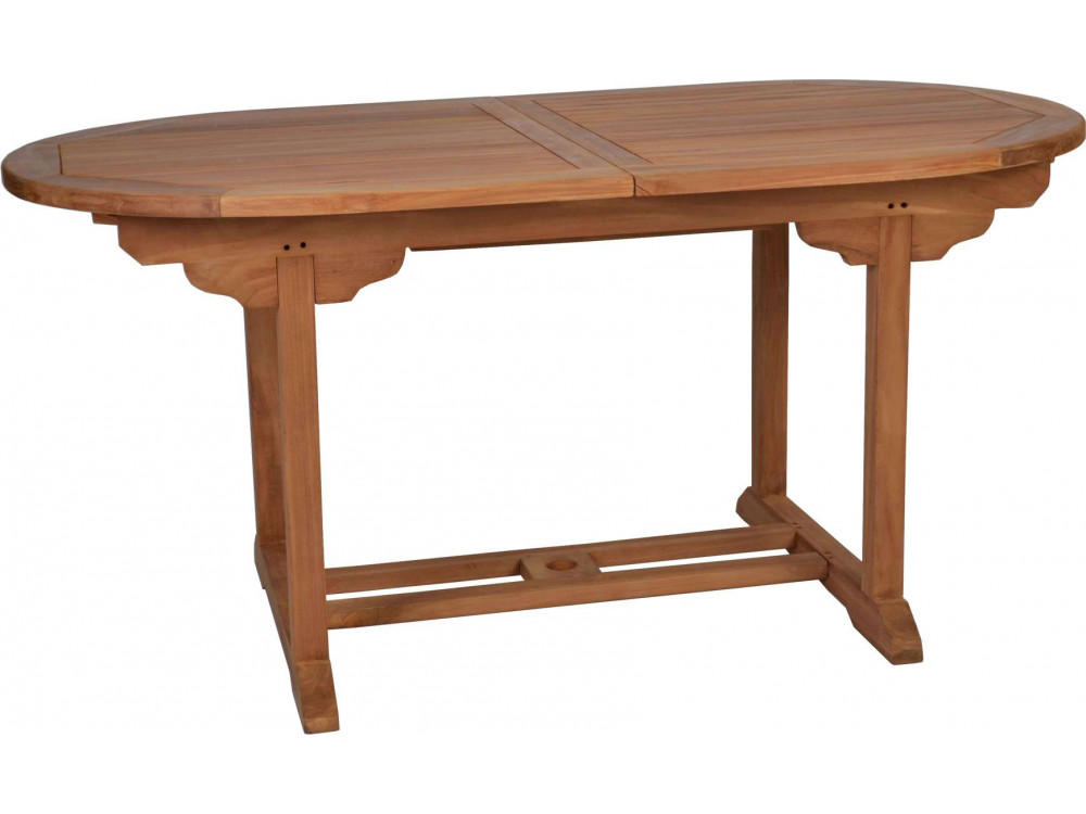 Gartentisch  Gartenmöbel Outdoor Modern Teak Honig 70021 1