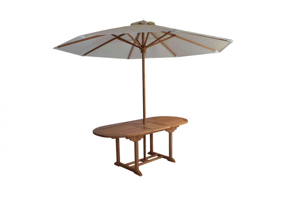 Gartentisch  Gartenmöbel Outdoor Modern Teak Honig 70021 5