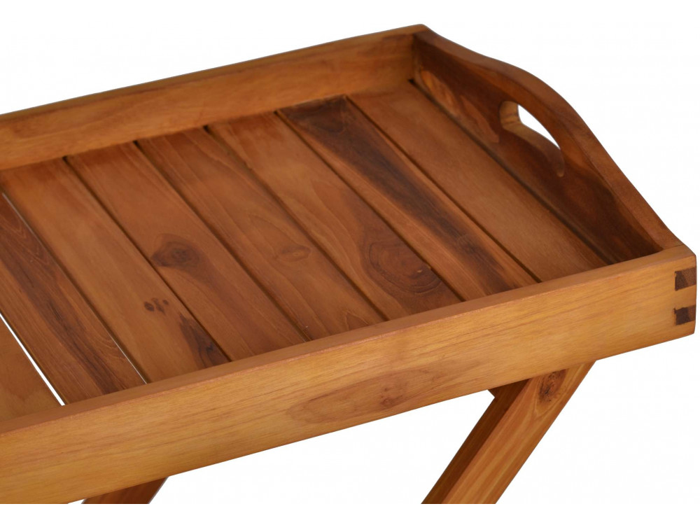 Gartentisch  Gartenmöbel Outdoor Modern Teak Honig 70024 5