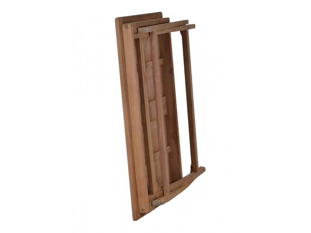 Gartentisch  Gartenmöbel Outdoor Modern Teak Honig