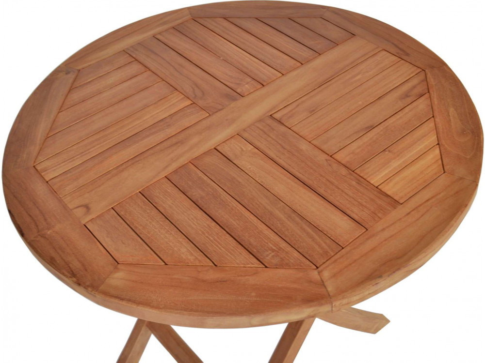 Gartentisch  Gartenmöbel Outdoor Modern Teak Honig