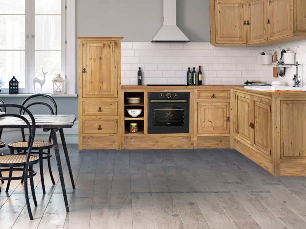 Küchenmodul Mexico Möbel Landhaus Pinie Honig