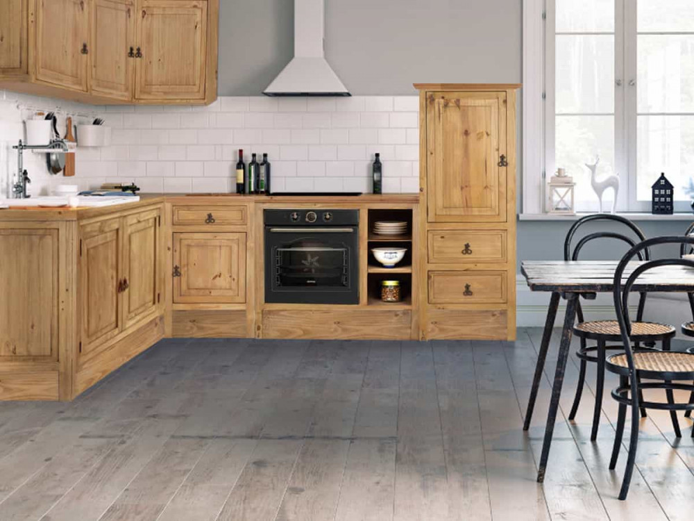 Küchenmodul Mexico Möbel Landhaus Pinie Honig