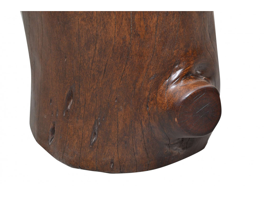 Sitzhocker Timber Modern Sheesham Braun