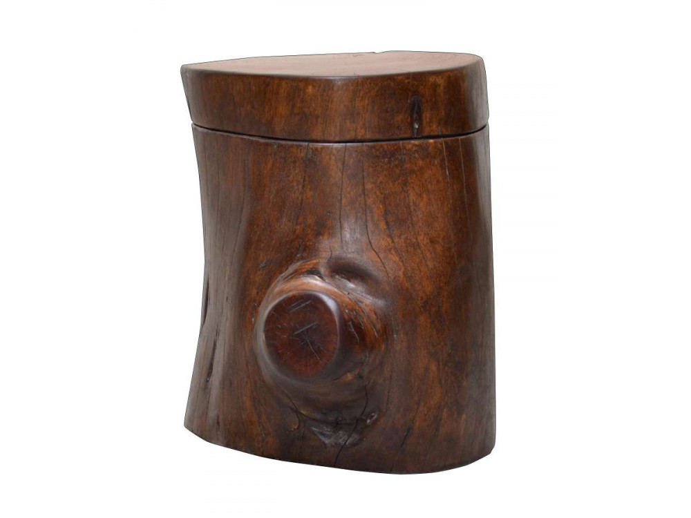 Sitzhocker Timber Modern Sheesham Braun