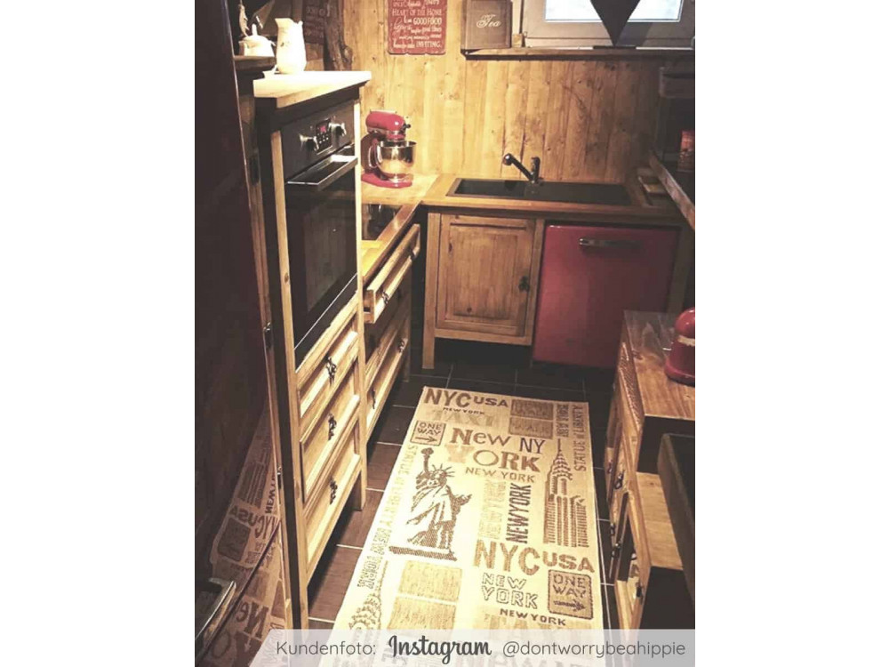 Küchenmodul Mexico Möbel Landhaus Pinie Honig