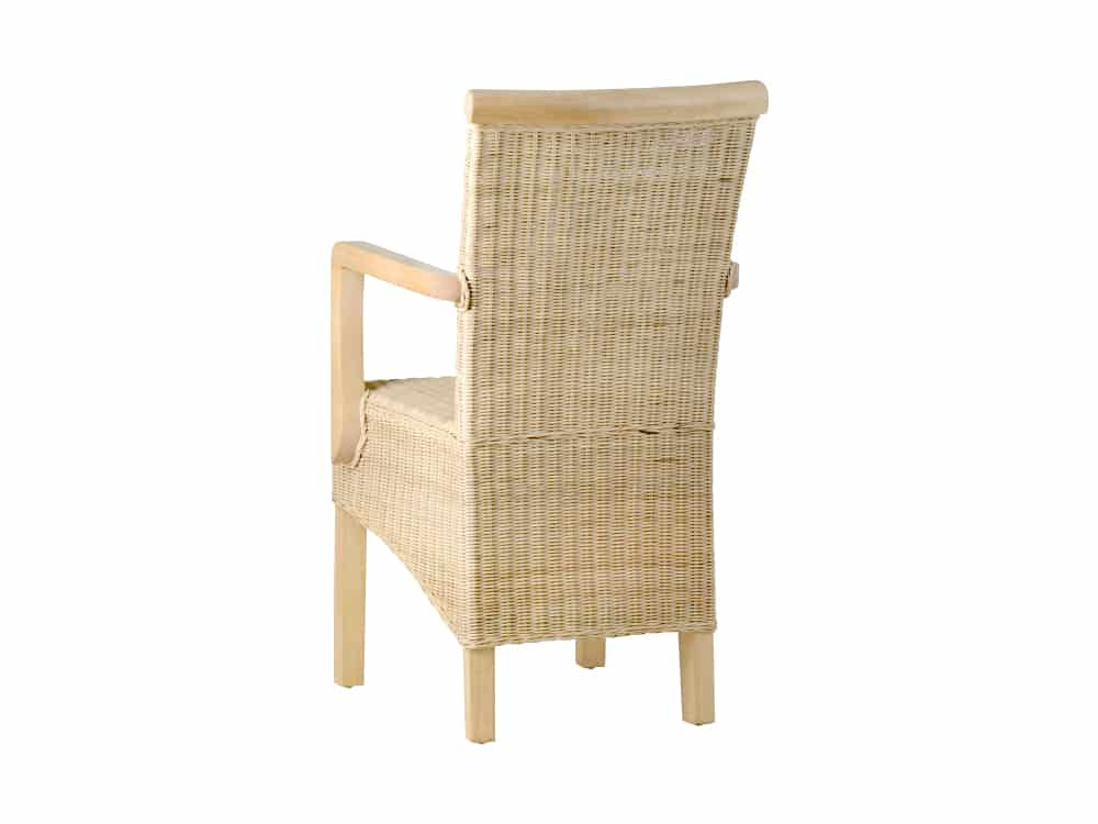 Armlehnstuhl Rattan Modern Mahagoni Rattan natur