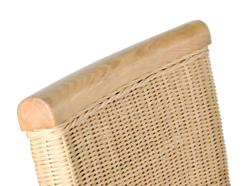 Armlehnstuhl Rattan Modern Mahagoni Rattan natur