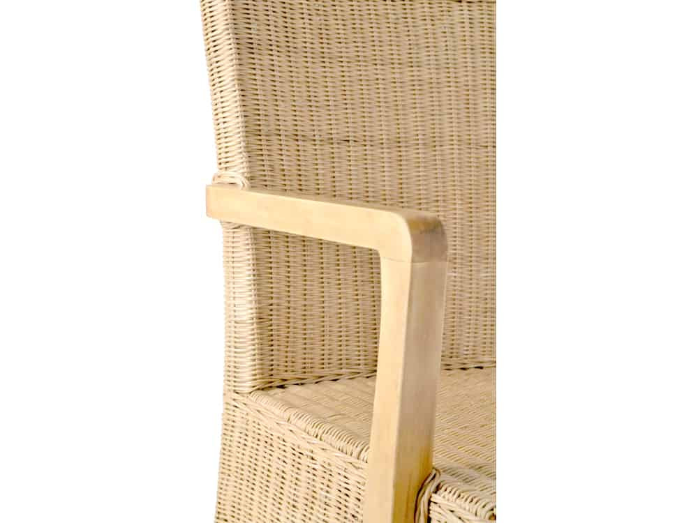 Armlehnstuhl Rattan Modern Mahagoni Rattan natur