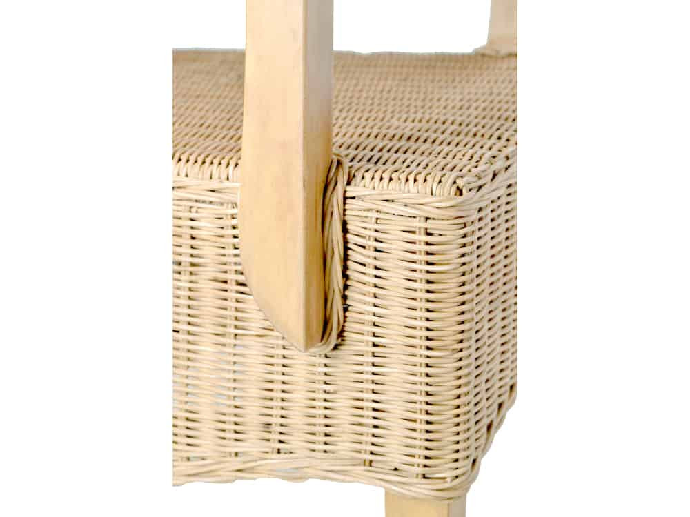 Armlehnstuhl Rattan Modern Mahagoni Rattan natur
