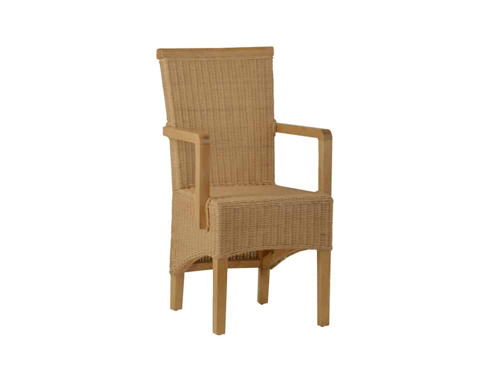 Armlehnstuhl Rattan Modern Mahagoni Rattan natur