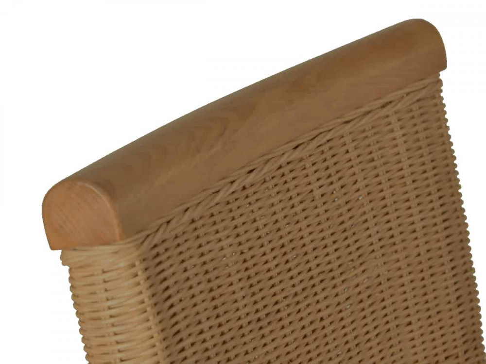Armlehnstuhl Rattan Modern Mahagoni Rattan natur