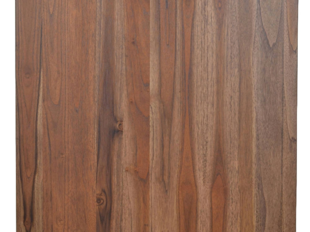 Esstisch Lendra Modern Massivholz Teak Hellbraun