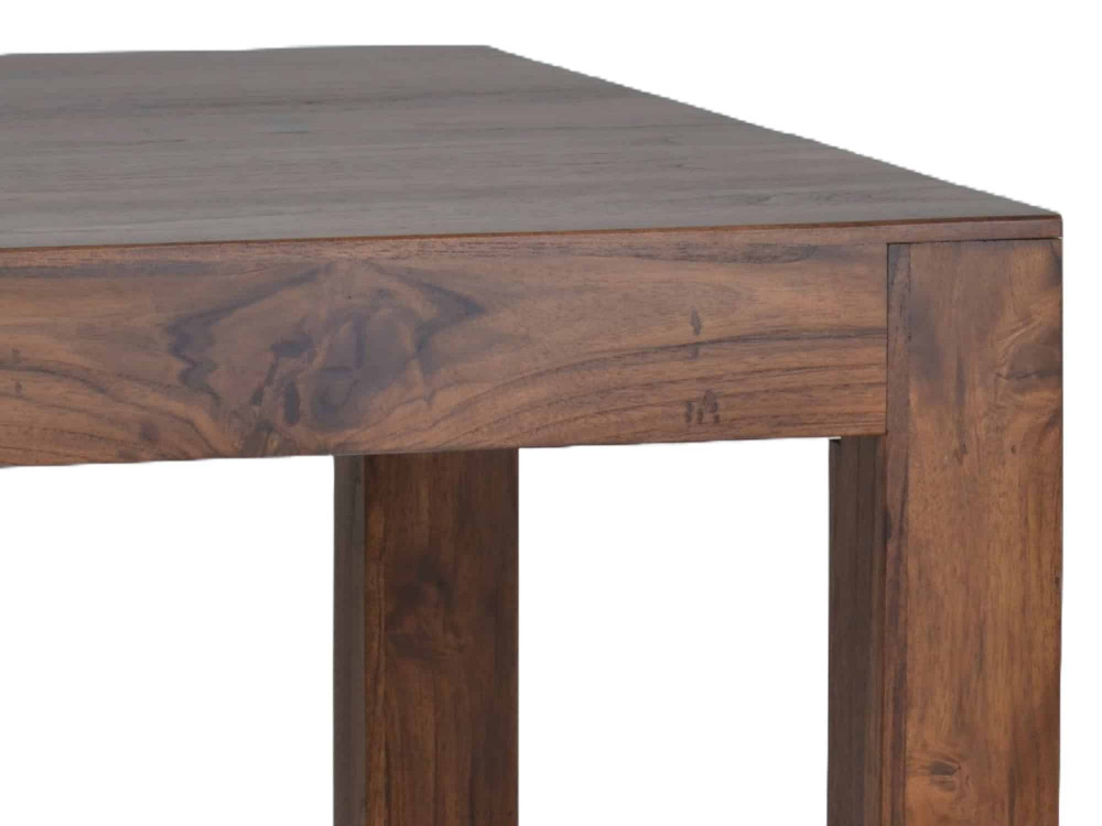 Esstisch Lendra Modern Massivholz Teak Hellbraun