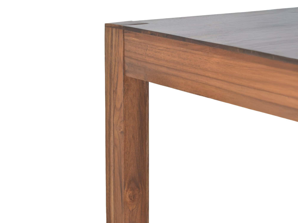 Bartisch Thali Modern Massivholz Teak Dunkelbraun