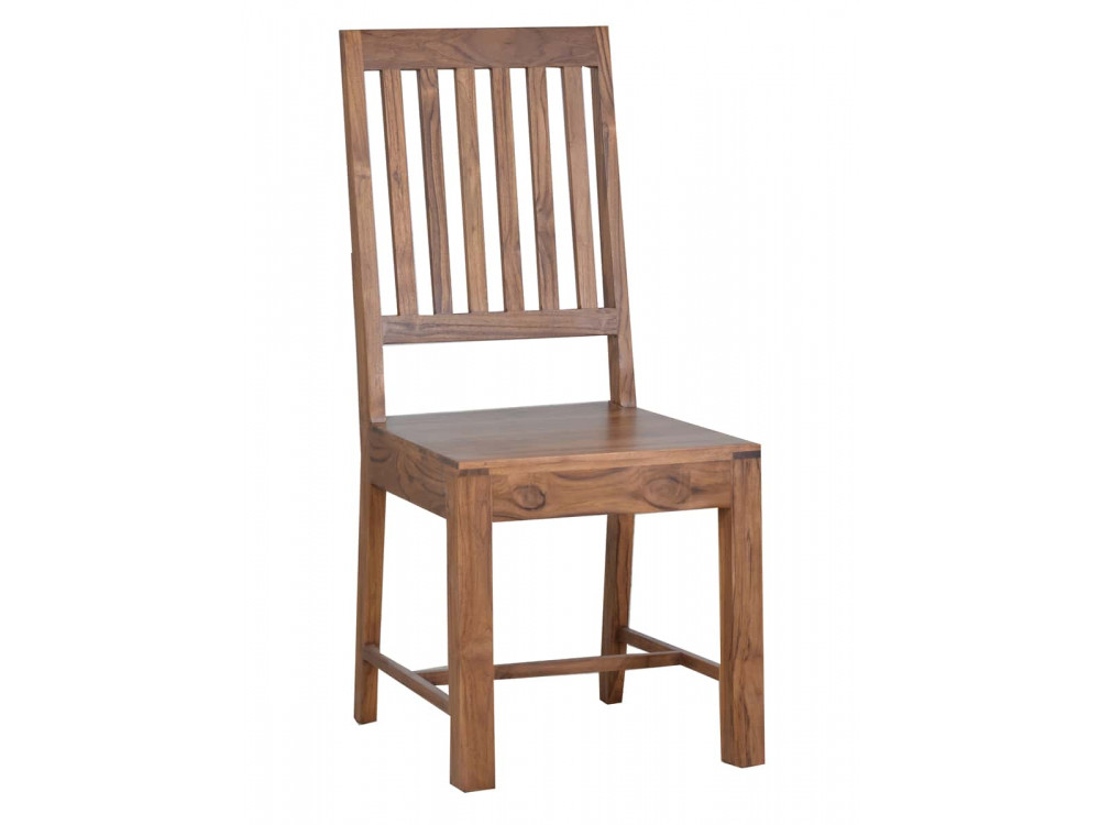 Esszimmerstuhl Thali Modern Teak Dunkelbraun