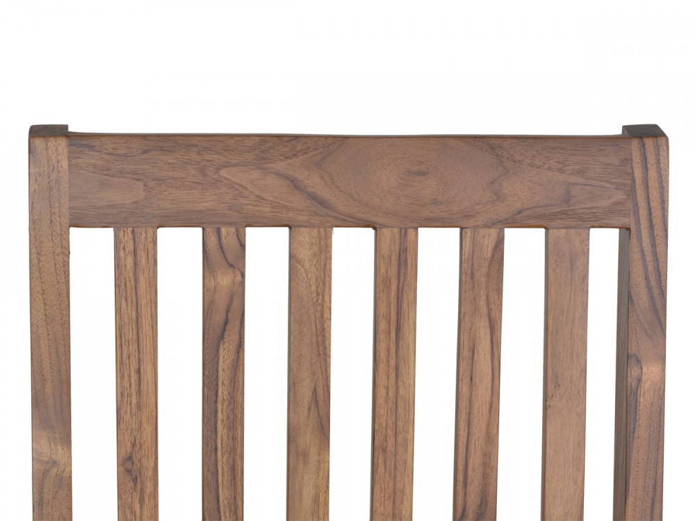 Esszimmerstuhl Thali Modern Teak Dunkelbraun