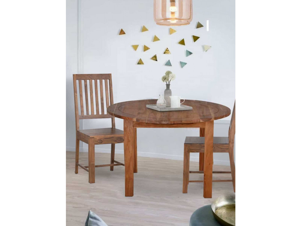 Esszimmerstuhl Thali Modern Teak Dunkelbraun