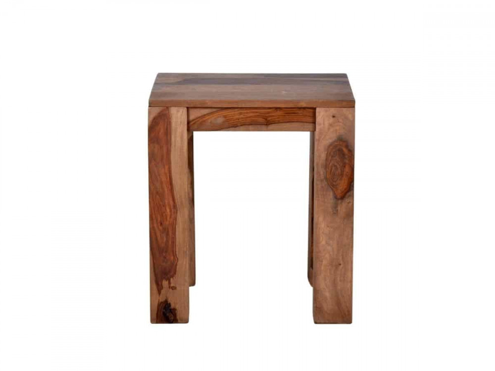 Sitzhocker Thali Modern Sheesham Sheesham natur
