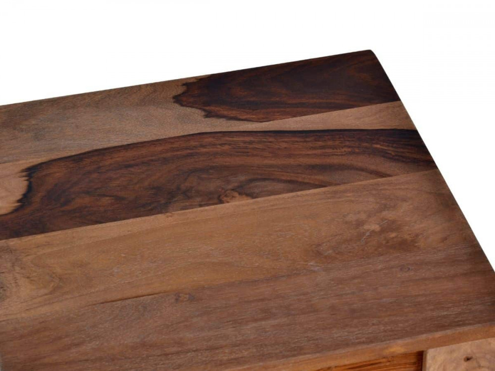 Sitzhocker Thali Modern Sheesham Sheesham natur