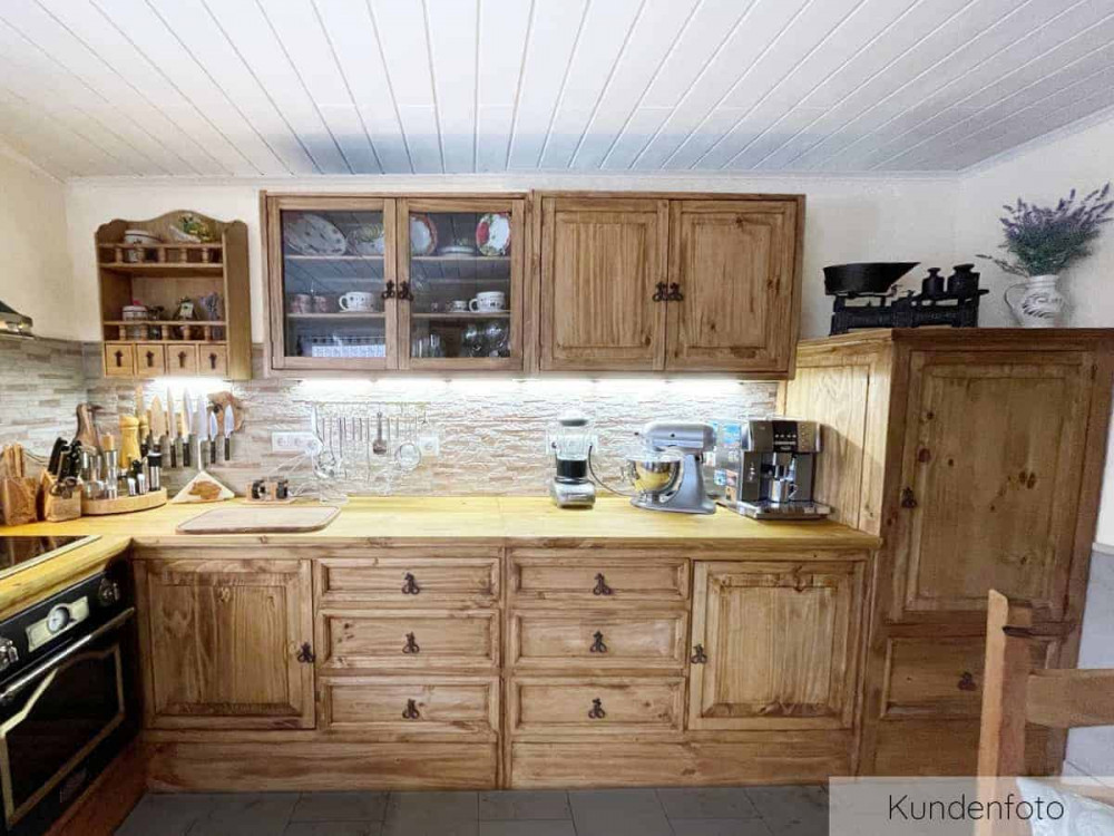 Hochschrank Mexico Möbel Landhaus Pinie Honig