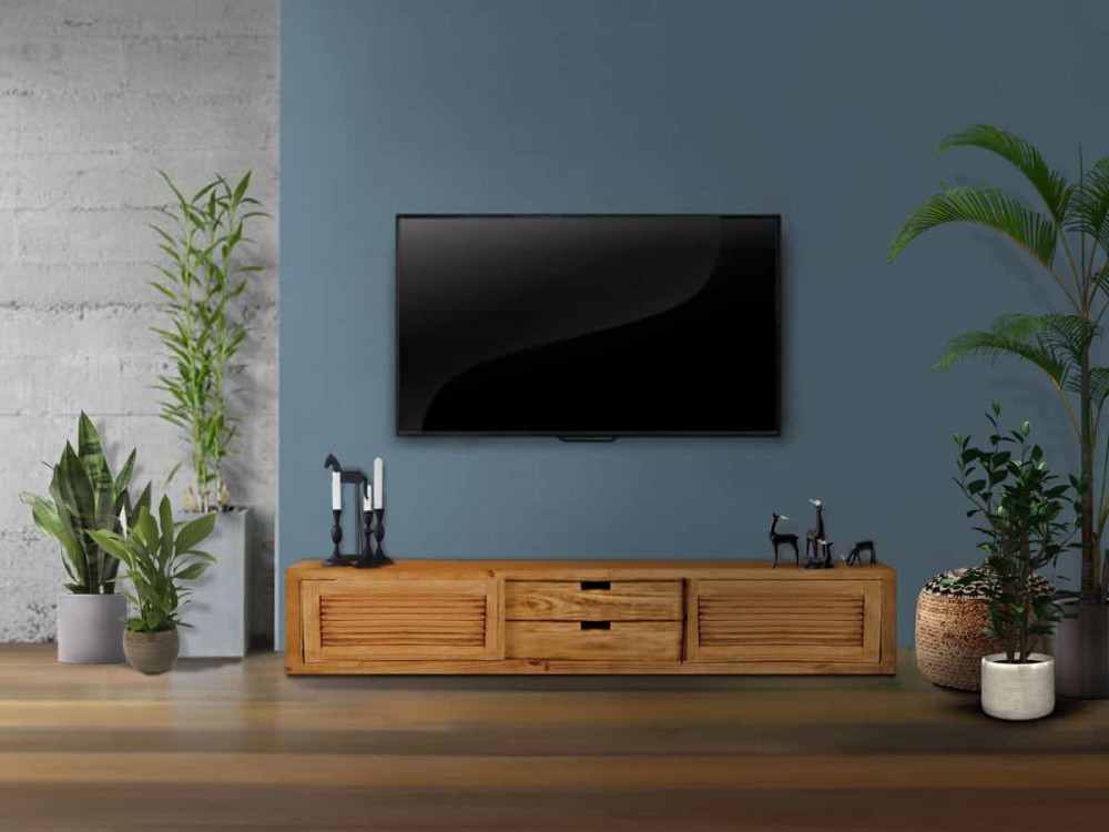 Lowboard Mexico Möbel Modern Pinie Honig