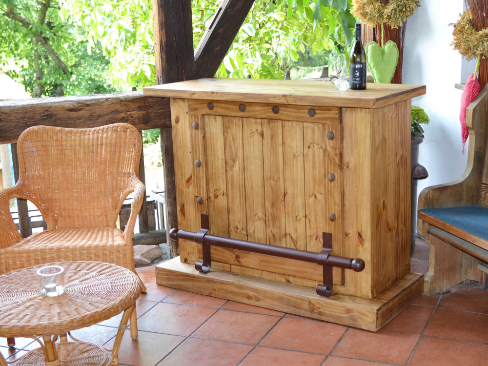 Bar Mexico Möbel Landhaus Pinie Honig